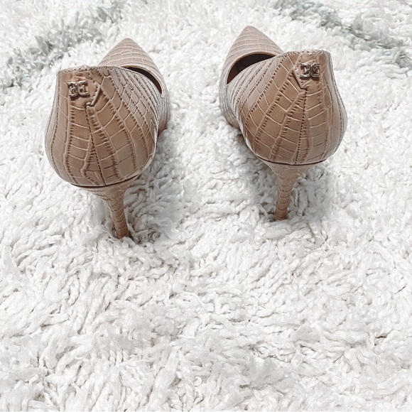 Sam Edelman Tan Leather Pointed Toe Heels Size 9.5 - Picture 6 of 8